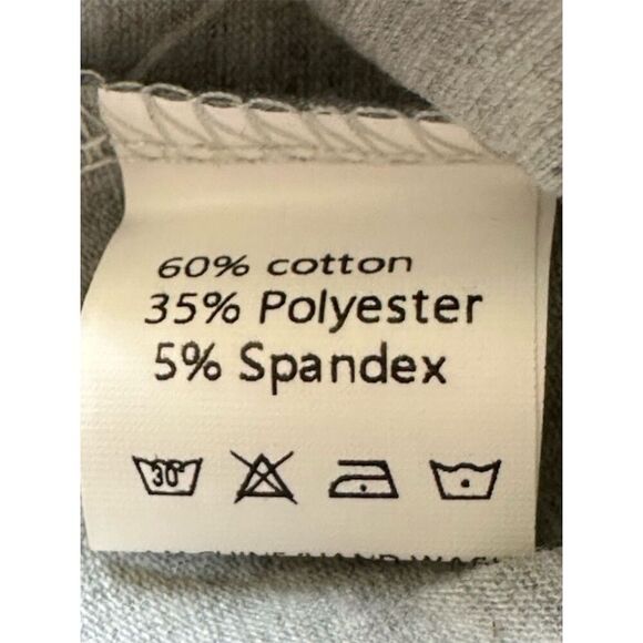 Loves Jesus and America Too Patriotic Christian Graphic Tee Gray M - Picture 5 of 6